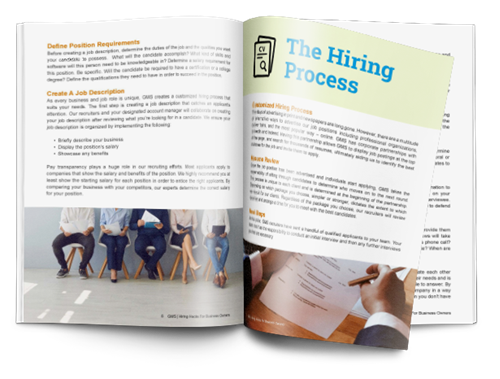 Hiring guide mockup